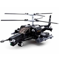 Sluban Boys assemble building blocks children's educational toy military tank model ship helicopter 