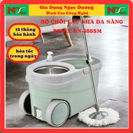 Bennix BN-888SM Premium 360 Degree Imported Mop Set, Thai mop with free spray bottle