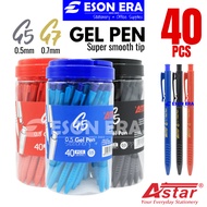 Astar G5/G7 Gel Pen Retractable 0.5mm/0.7mm 40pcs/drum