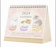 日本直送🇯🇵預購🛍Mofusand 2023年10月新品 2024年座枱月曆