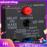 Adjustable Delay Timer, QD-068, 1Pcs Delay on Make Timer, 0.03 to 10 Min, 19-288 VAC or DC