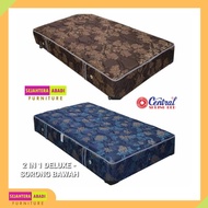 Central springbed 2in1 twin sorong DELUXE zest Quilting kasur sorong kasur susun kasur tingkat divan
