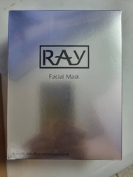 Ray Mask gold/silver แผ่นมาส์กหน้า พอกหน้า ไม่ต้องล้างออก บำรุงผิว (1 กล่อง มี 10 แผ่น) อ่อนโยนต่อผิ