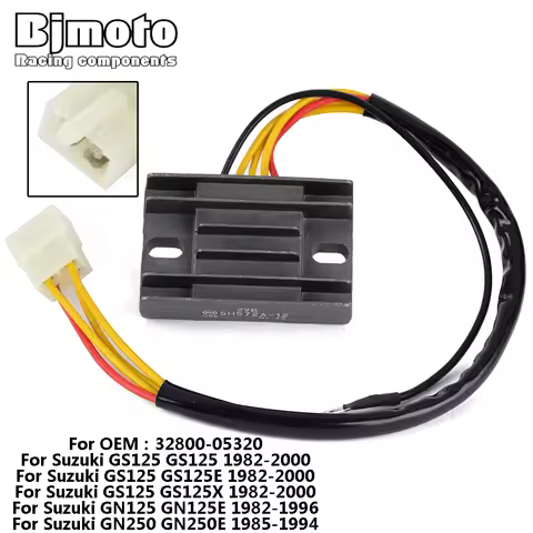 Motorcycle Regulator Voltage Rectifier For Suzuki GS125 GS 125 GS125E GS125X 1982-2000 GN125 GN125E 