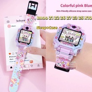 [Ready Stock] Printed Silicone Strap+Protective Case Imoo Z1 Z2 Z6 Z7 Z3 Z5 imoo x10 Strap Imoo Z1 Z