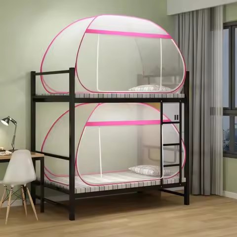 0.9x1.9 M Foldable Single-door Mosquito Net Household Single Bed Mosquito Net Large Space Full Botto