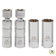 〃 Magnetic Universal Spark Plug Socket Wrench 14mm16mm Car BMW Disassembly Installation Tool 4NID