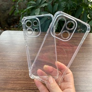 Oneplus 13T 5G/ 13S/ Oneplus 15 case, transparent silicone and impact resistant at 4 corners