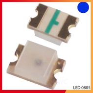 [100 Pieces]- Blue LED 0805 Transparent SMD Stickers Shop