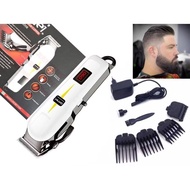 Geemy GM6008 Professional Rechargeable Hair Clipper with LCD Display - Gm-6008