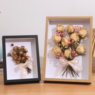 Dried Flower Frame Eternal Flower Rose Butterfly Specimen Empty Frame Dried Flower Picture Frame Wal