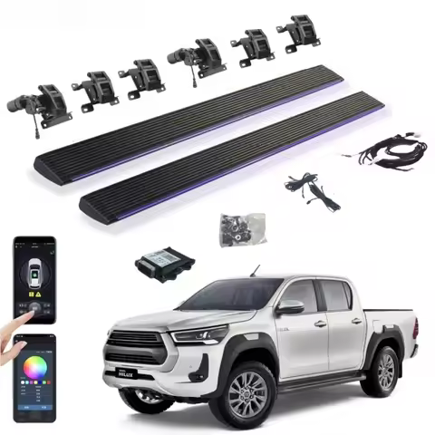 2007 2008 2025 Model Hilux Revo N80 Gd6 Auto Electric Retractable Side Steps Power Running Boards wi