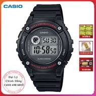 Đồng hồ điện tử nam Casio W-216H-1A dây nhựa