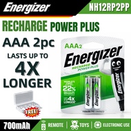 ORIGINAL 2PCS AAA ENERGIZER 700MAH RECHARGEABLE BATTERY AAA POWERPLUS