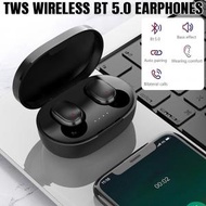 屯京 - 黑色藍牙耳機帶保護盒 5.0無線運動TWS藍牙耳機 [平行進口]