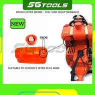 SPARE PART: BRUSH CUTTER (BG328) : FUEL TANK W/FUEL CAP 13MM & 9MM/ FUEL TANK MINYAK TANGKI MESIN RU