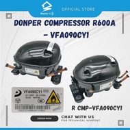 DONPER VFA090CY1 Compressor | Inverter | R600a | 65-180V | Original Replacement for Refrigerators & 