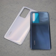For Huawei P40 Pro Glass Back Battery Housing Cover Rear Door Replacement Case