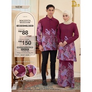 🔥NEW ARRIVAL 2024🔥  KEMEJA BATIK DM &amp; KURUNG MODERN ALANA BAIHAQI N1-2 (MAGENTA) HUGE DISCOUNT COUPLE PRICE  🔥