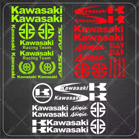 Vinyl Kawasaki Sticker Racing Team Logo Decal For Z900 Z1000 Z800 Z750 Ninja 650 400 Zx10r Zx9r Zx6r