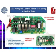 D13 Autogate Control Panel / Board - For Swing / Folding Gate Motor System (Old model - D8 Board) Autogate Spare Parts