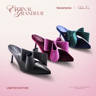 Bocorocco x Christin Wu D.Civita 105 & 05 - Heels Velvet Toe Sling Back Ribbonbeludru Genuine Leathe