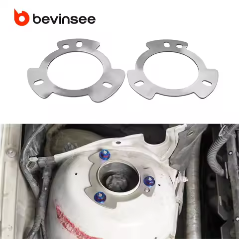 Stainless Steel Front Shock Tower Reinforcement Plates for BMW E46 320i 323i 325i 328i 330i 323Ci 32