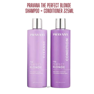 Pravana The perfect blonde shampoo +conditioner 300ml  Purple toning shampoo with  purple toning con