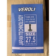 VEROLI BICYCLE INNER TUBE 27.5×1.75/2.125 AV 48mm