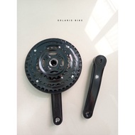 3-Stack Triple Crank Bike Crank Gear MTB Disc Three-Stack 24T 34T 42T 28T 38T 48T Crankset