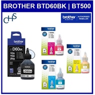 Brother Bottle Ink BTD60BK Black BT5000C Cyan BT5000M Magenta BT5000Y Printer DCP-T500W DCP-T700W MF