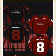 ATEEZ ATINY fans gift streetwear T-shirt number 8 jersey short sleeve top