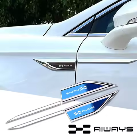 2pcs car accessory Side Doors Blade car stickers car accessories interiors for AIWAYS U5 U6 U7
