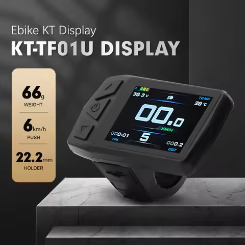 Ebike Display KT TF01U 24V36V48V With USB interface Ebike LCD SM/Waterproof Plug Display For Electri