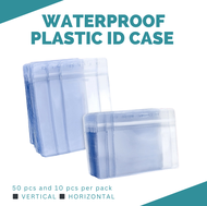 PYS Plastic ID Case Transparent Waterproof Horizontal & Vertical