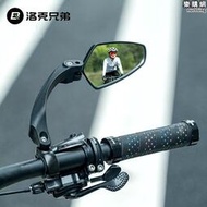 洛克兄弟自行車後照鏡美利達登山車反光旋轉後視鏡電動車凸面後鏡