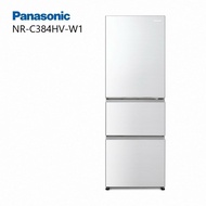 【Panasonic 國際牌】Panasonic國際385L無邊框鋼板3門電冰箱 NR-C384HV-W1