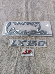 Bộ tem nổi dẻo dán xe máy Piaggio Vespa Lx 150 ie zin thái siêu đẹp