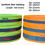 Reflective strip clothing tape with warning signs reflective fabric reflective tape 100 meters