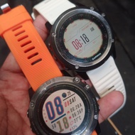 jam tangan smartwatch garmin fenix 5x shadow tiipis fulset bekas