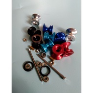 REP TAMIYA 15418 DOUBLE ALUMINUM ROLLER W RUBBER RINGS 13-12MM