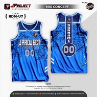 CUSTOMIZED NAME PERSONALIZE SURNAME & NUMBER PREMIUM BASKETBALL JERSEY