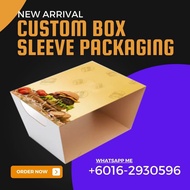 Customized Packaging Box sleeve printing for any box size  Box | Thank you sleeve printing | MOQ 50