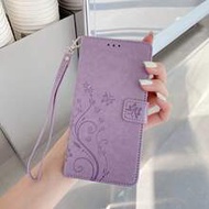 Butterfly Embossed Multi-Card Slot Wrist Strap Kickstand Flip Leather Phone Case Cover For IPhone 17