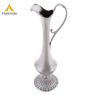 Hawinde Pewter Metal Vase Flower Bottle Vintage Brass Flowers Holder Jug Gift
