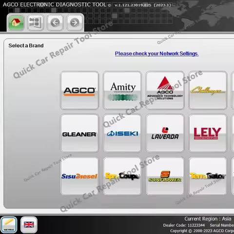 2026 hot selling newest for AGCO EDT Electronic Diagnostic Software Update to 05.2024 With 1 Time Fr
