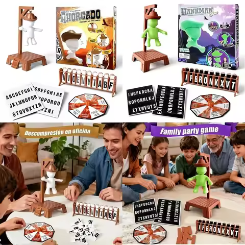 In Stock Magnetic Hangman Board Games Mystery Guessing Word Game Glow In The Dark Guessing Word Befo