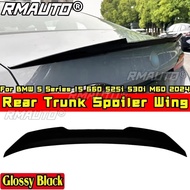 I5 G60 525i 530i M60 Body Kit Rear Spoiler Glossy Black Rear Wing For BMW 5 Series I5 G60 525i 530i 