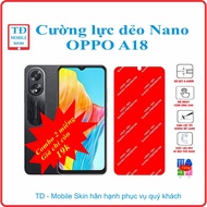 Toughened flexible phone screen protector for OPPO A18