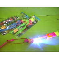 Little Monkey Toy Shop~Outdoor Best Game~Brand New LED Light Catapult Rotating Magic Space UFO (Bag)
